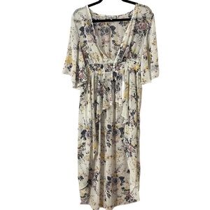 Sheer Asymmetrical Sheer Cover-up